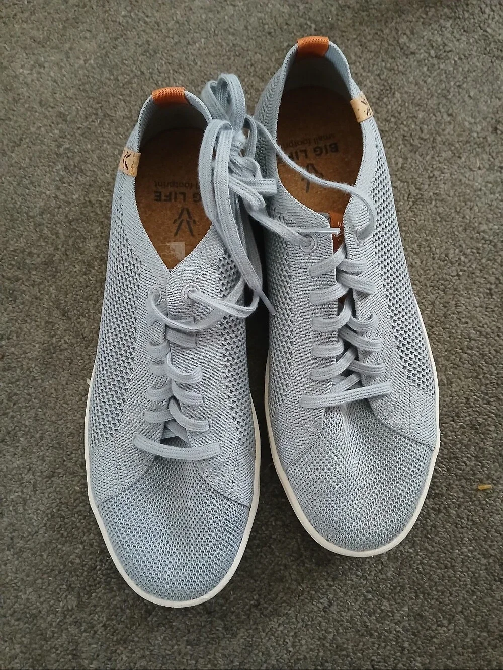 SAOLA Men's Cannon Knit II Gray Sneakers Size 9.5
